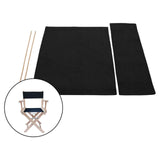 Maxbell Casual Directors Chairs Cover with Seat Covers for Director Chair Black