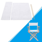 Maxbell Casual Directors Chairs Cover with Seat Covers for Director Chair White