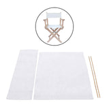 Maxbell Casual Directors Chairs Cover with Seat Covers for Director Chair White