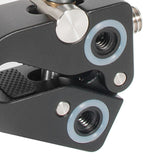 Maxbell Large Clamp with 1/4 and 3/8 Screw Thread Pliers Claw Clip for Microphones
