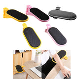 Maxbell Computer Armrest Pad Elbow Cushion Clamp Tray Mouse Pad for Table Desk Flat Cushion Yellow