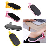 Maxbell Computer Armrest Pad Elbow Cushion Clamp Tray Mouse Pad for Table Desk Flat Cushion Yellow