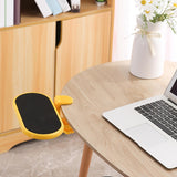 Maxbell Computer Armrest Pad Elbow Cushion Clamp Tray Mouse Pad for Table Desk Flat Cushion Yellow