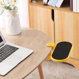 Maxbell Computer Armrest Pad Elbow Cushion Clamp Tray Mouse Pad for Table Desk Flat Cushion Yellow