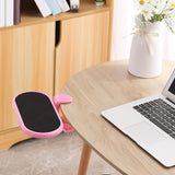 Maxbell Computer Armrest Pad Elbow Cushion Clamp Tray Mouse Pad for Table Desk Flat Cushion Pink