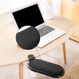 Maxbell Computer Armrest Pad Elbow Cushion Clamp Tray Mouse Pad for Table Desk Soft Cushion Black
