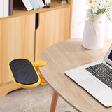 Maxbell Computer Armrest Pad Elbow Cushion Clamp Tray Mouse Pad for Table Desk Soft Cushion Yellow