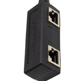 Maxbell LAN Ethernet Splitter Black Male to Female Network Adapter Computer One to Two  Large
