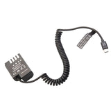 Maxbell Dmw BLF19 Dummy Battery Spare Parts Replaces with Type C Cable for GH3