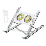 Maxbell Foldable Laptop Cooling Pad Stand Portable Adjustable for Table with Type C Cable