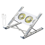 Maxbell Foldable Laptop Cooling Pad Stand Portable Adjustable for Table with Type C Cable