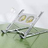 Maxbell Foldable Laptop Cooling Pad Stand Portable Adjustable for Table with Type C Cable