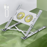 Maxbell Foldable Laptop Cooling Pad Stand Portable Adjustable for Table with Type C Cable