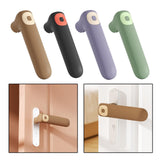 Maxbell Door Handle Cover Guard Door Handle Protector Door Knob Cover for Home Brown