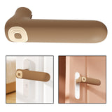 Maxbell Door Handle Cover Guard Door Handle Protector Door Knob Cover for Home Brown