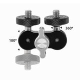 Maxbell Magic Arm Mount Shoe Mount Adapter 1/4 inch Screw Durable for DSLR Camera