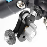 Maxbell Magic Arm Mount Shoe Mount Adapter 1/4 inch Screw Durable for DSLR Camera