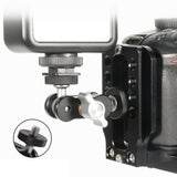 Maxbell Magic Arm Mount Shoe Mount Adapter 1/4 inch Screw Durable for DSLR Camera