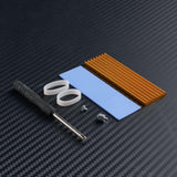Maxbell M.2 2280 SSD Heatsink Aluminum Alloy Lightweight Easy to Install Durable Gold