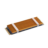 Maxbell M.2 2280 SSD Heatsink Aluminum Alloy Lightweight Easy to Install Durable Gold