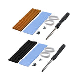Maxbell M.2 2280 SSD Heatsink Aluminum Alloy Lightweight Easy to Install Durable Gold