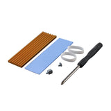 Maxbell M.2 2280 SSD Heatsink Aluminum Alloy Lightweight Easy to Install Durable Gold