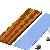 Maxbell M.2 2280 SSD Heatsink Aluminum Alloy Lightweight Easy to Install Durable Gold