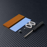 Maxbell M.2 2280 SSD Heatsink Aluminum Alloy Lightweight Easy to Install Durable Gold