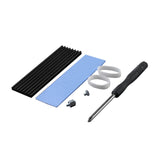 Maxbell M.2 2280 SSD Heatsink Aluminum Alloy Lightweight Easy to Install Durable Black