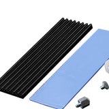 Maxbell M.2 2280 SSD Heatsink Aluminum Alloy Lightweight Easy to Install Durable Black