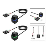 Maxbell Remote Switches Motherboard Power On Off Switch Accessories for Cafe Home Blue