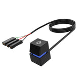 Maxbell Remote Switches Motherboard Power On Off Switch Accessories for Cafe Home Blue