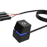 Maxbell Remote Switches Motherboard Power On Off Switch Accessories for Cafe Home Blue