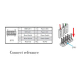 Maxbell Remote Switches Motherboard Power On Off Switch Accessories for Cafe Home Green