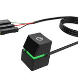 Maxbell Remote Switches Motherboard Power On Off Switch Accessories for Cafe Home Green