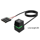 Maxbell Remote Switches Motherboard Power On Off Switch Accessories for Cafe Home Green