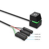 Maxbell Remote Switches Motherboard Power On Off Switch Accessories for Cafe Home Green
