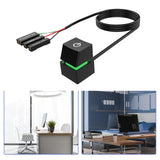 Maxbell Remote Switches Motherboard Power On Off Switch Accessories for Cafe Home Green
