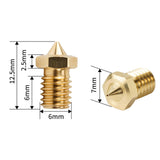 Maxbell Solid High Speed Nozzle Easy to Use High Temperature Brass for Filament