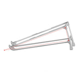 Maxbell Ergonomic Laptop Stand Aluminum for Video Recording Playing Game Typing Silver