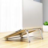 Maxbell Ergonomic Laptop Stand Aluminum for Video Recording Playing Game Typing Silver