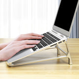 Maxbell Ergonomic Laptop Stand Aluminum for Video Recording Playing Game Typing Silver