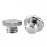Maxbell Mic Stand Adapter 1/4" Female to 5/8" Male Silver for Microphone Stand