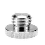 Maxbell Mic Stand Adapter 1/4" Female to 5/8" Male Silver for Microphone Stand