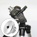 Maxbell Mic Stand Adapter 1/4" Female to 5/8" Male Silver for Microphone Stand