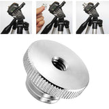 Maxbell Mic Stand Adapter 1/4" Female to 5/8" Male Silver for Microphone Stand