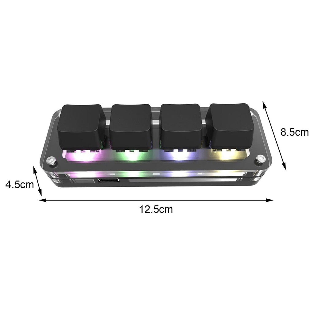 ⚡️Buy Maxbell Keyboard Mini Programmable Keys RGB Portable Mechanical ...
