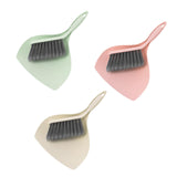 Maxbell Mini Dustpan and Brush Set Hanging Hole Design Household for Cabinets Office Green