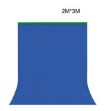 Maxbell Collapsible Screen Backdrop Wrinkle Resistant for Studio Video Recording 2mx3m Blue Green