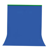 Maxbell Collapsible Screen Backdrop Wrinkle Resistant for Studio Video Recording 2mx3m Blue Green